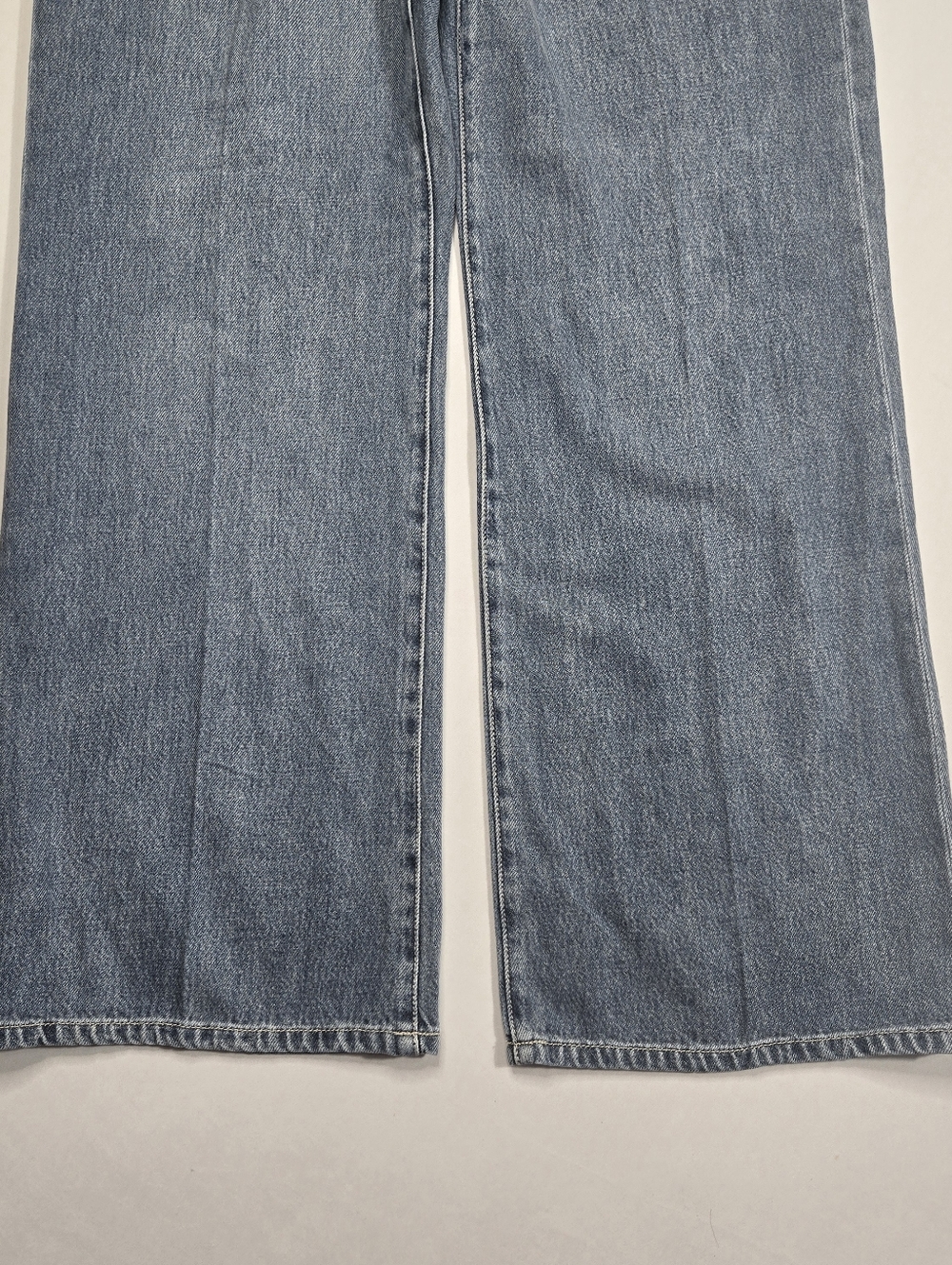 Cabi Wide Leg Jean Size 4 Ashbury Mid-rise Stretch Denim - Picture 5 of 13